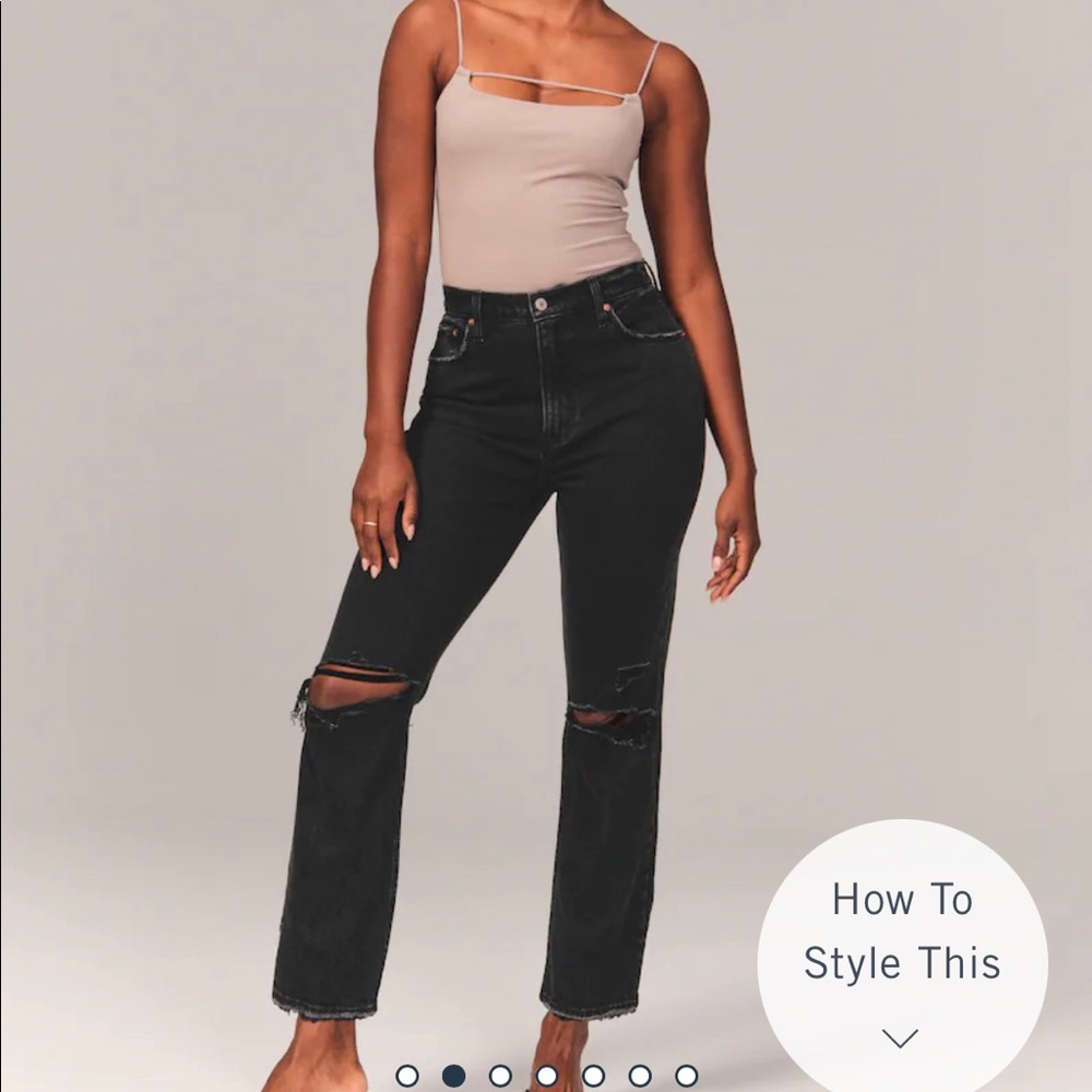 NEVER WORN Abercrombie Curve Love Jeans